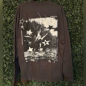 FOLKLORE ALBUM PACING THE ROCKS LONGSLEEVE T-SHIRT Size XL